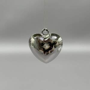 Подвеска Сердце гиппоаллергенный сплав 20 мм - сталь Подвеска Сердце гиппоаллергенный сплав 20 мм - сталь