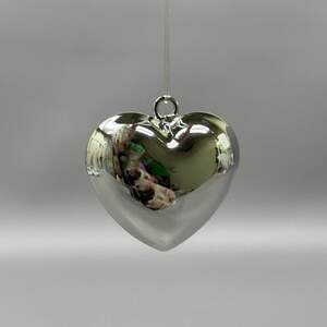 Подвеска Сердце гиппоаллергенный сплав 30 мм - сталь Подвеска Сердце гиппоаллергенный сплав 30 мм - сталь