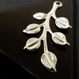 Подвеска Ветка 19х36 мм, цвет Сталь Подвеска Ветка 19х36 мм, цвет Сталь