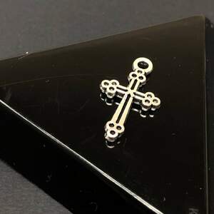 Подвеска металлическая Крест 12х20 мм, цвет Сталь Подвеска металлическая Крест 12х20 мм, цвет Сталь