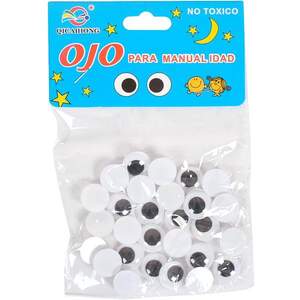 Подвижные глазки для игрушек черные Ø12мм (30 шт в упаковке) Подвижные глазки для игрушек черные Ø12мм (30 шт в упаковке)