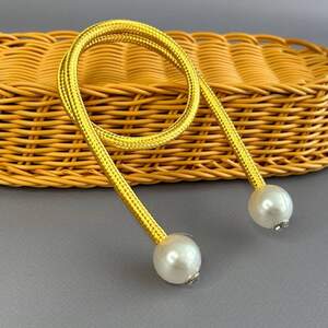 Подхват для штор гибкий Сфера - желтое золото Подхват для штор гибкий Сфера - желтое золото