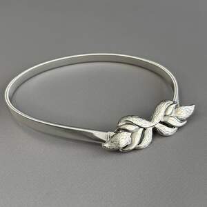 Подхват для штор металлический - Бутон серебро Подхват для штор металлический - Бутон серебро