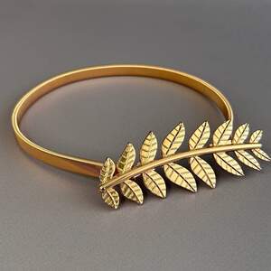 Подхват для штор металлический - Папоротник розовое золото Подхват для штор металлический - Папоротник розовое золото