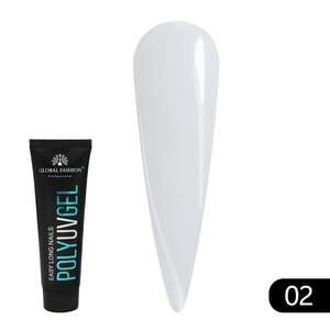 Полигель для наращивания ногтей с шимером Global Fashion 30 г 02 Полигель для наращивания ногтей с шимером Global Fashion 30 г 02
