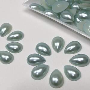 Полубусина капля цвет-06 10х14мм, 20 шт/уп Полубусина капля цвет-06 10х14мм, 20 шт/уп