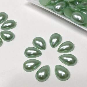 Полубусина капля цвет-08 10х14мм, 20 шт/уп Полубусина капля цвет-08 10х14мм, 20 шт/уп