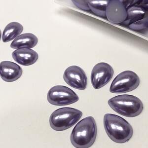 Полубусина капля цвет-09 10х14мм, 20 шт/уп