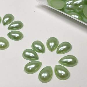 Полубусина капля цвет-10 10х14мм, 20 шт/уп Полубусина капля цвет-10 10х14мм, 20 шт/уп