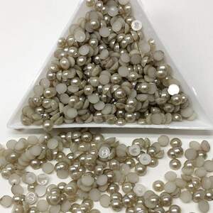 Полубусины перламутровые 4мм, 10 гр/уп цвет - 3