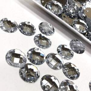 Полубусины пришивные граненые 10 мм, 20 г/уп цвет - серый Полубусины пришивные граненые 10 мм, 20 г/уп цвет - серый