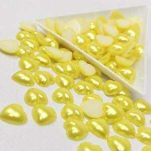 Полубусины сердечки 10мм, #3 - 25шт/уп Полубусины сердечки 10мм, #3 - 25шт/уп