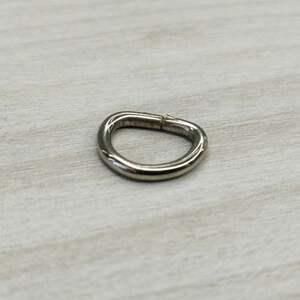 Полукольцо 1 см никель уп.10шт.