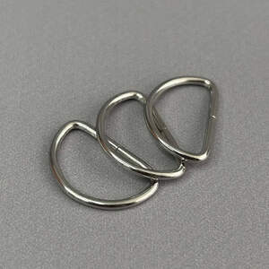 Полукольцо 2 см - никель