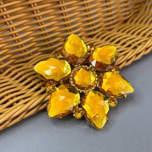 Протяжка декоративная в стразах 7 см #7784 - золото Протяжка декоративная в стразах 7 см #7784 - золото