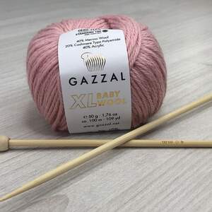 Пряжа Gazzal Baby Wool XL цвет 845