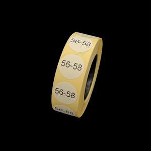 Размерник клеевой 56-58 1000шт.