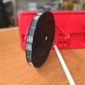 Размерник тканевый (жаккард) # 48 960шт. Черный