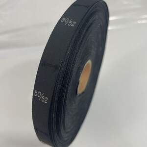 Размерник тканевый (жаккард) # 50/52 960шт. Черный