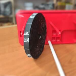 Размерник тканевый (жаккард) # 56 960шт. Черный