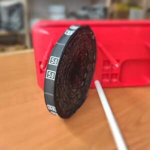 Размерник тканевый (жаккард) # 58 960шт. Черный