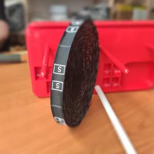 Размерник тканевый (жаккард) S 960шт. Черный