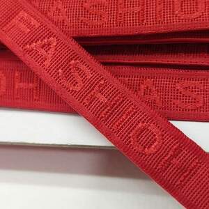 Резинка Fashioh для бретель 1см х 1м цвет красный