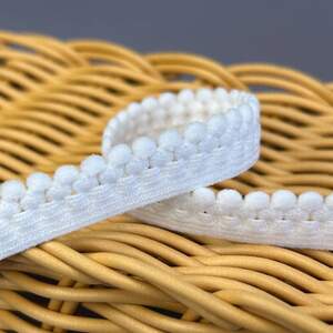Резинка ажурная, отделочная 12мм - белая #2