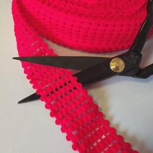 Резинка сеточка для нижнего белья, 3,5 см - красная