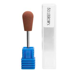 Резиновая насадка для полировки 501 (жесткая), коричневая