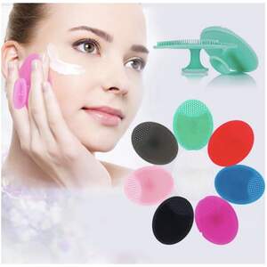 Силиконовая щеточка для чистки лица, большая