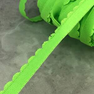 Становая резинка для белья 1смх1м - салатовый неон