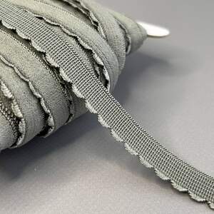 Становая резинка для белья 1смх1м - цвет 05/1 серый