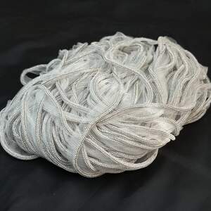 Стразовый кант, силиконовый 4 мм - белый