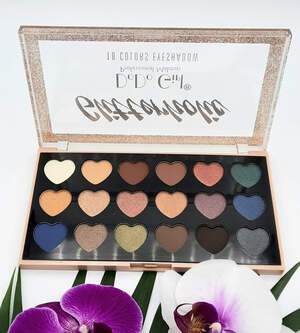 Тени для глаз DoDo Girl Glitterholic, 18 оттенков