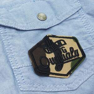 Термоаппликация, нашивка на одежду 5х6см U.S.Army