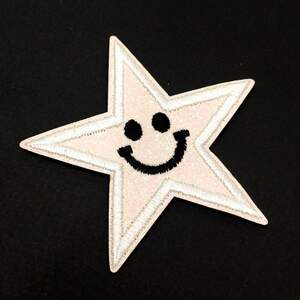 Термонаклейка Звезда люрекс- 1 шт, 7х7см цвет #11