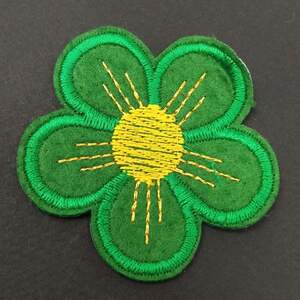 Термонаклейка Цветок- 1 шт, 5х5 см цвет #11