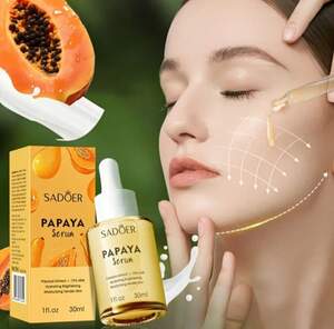 Увлажняющая сыворотка для лица с экстрактом папайя и протеинами молока Sadoer, 30мл