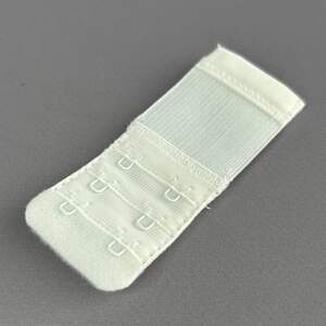 Удлинитель для бюстгальтера на 2 крючка, белый 3,8х9,5 см Удлинитель для бюстгальтера на 2 крючка, белый 3,8х9,5 см