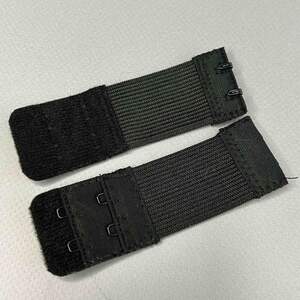 Удлинитель для бюстгальтера на 2 крючка, черный 9,5х3 см Удлинитель для бюстгальтера на 2 крючка, черный 9,5х3 см