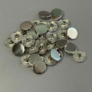 Уценка Кнопка Таблетка - 17мм Никель 50шт. Нержавейка (108917)