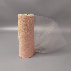 Фатин в рулоне с напылением - 15см, моток 9 м - пудра