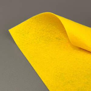 Фетр 1 мм, 20х30 см, цвет - желтый С55