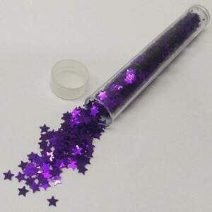Фигурные блёстки 5г, фиолетовые (93705-6)