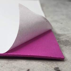 Фоамиран малиновый-008 с глиттером на клеевой основе 1,6 мм, - 1 лист А4 Фоамиран малиновый-008 с глиттером на клеевой основе 1,6 мм, - 1 лист А4