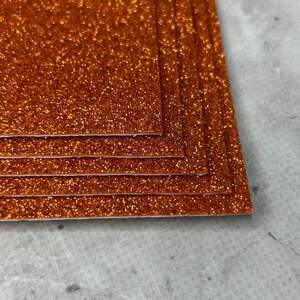 Фоамиран медный с глиттером клеевая основа 1,6 мм, - 1 лист А4 Фоамиран медный с глиттером клеевая основа 1,6 мм, - 1 лист А4