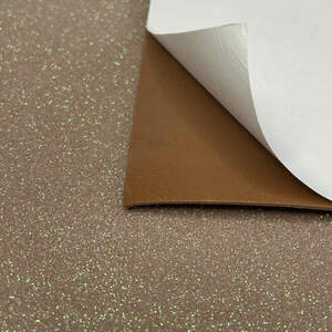 Фоамиран мокко с глиттером клеевая основа1,6 мм, 1 лист А4 Фоамиран мокко с глиттером клеевая основа1,6 мм, 1 лист А4