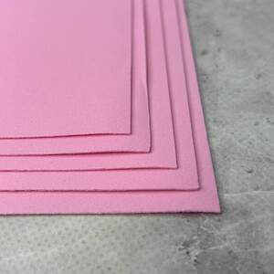 Фоамиран розовый 1мм, 1 лист А4 Фоамиран розовый 1мм, 1 лист А4