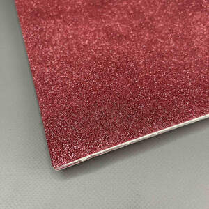 Фоамиран с глиттером клеевая основа 1,6 мм, 1 лист А4 - малиновый Фоамиран с глиттером клеевая основа 1,6 мм, 1 лист А4 - малиновый